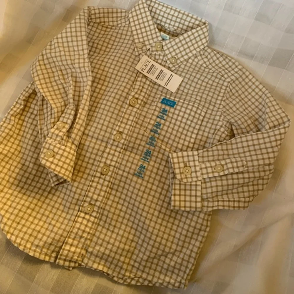 New The Children‎ Place Long Sleeve Shirt Sz 24 M